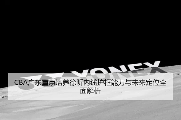 CBA广东重点培养徐昕内线护框能力与未来定位全面解析